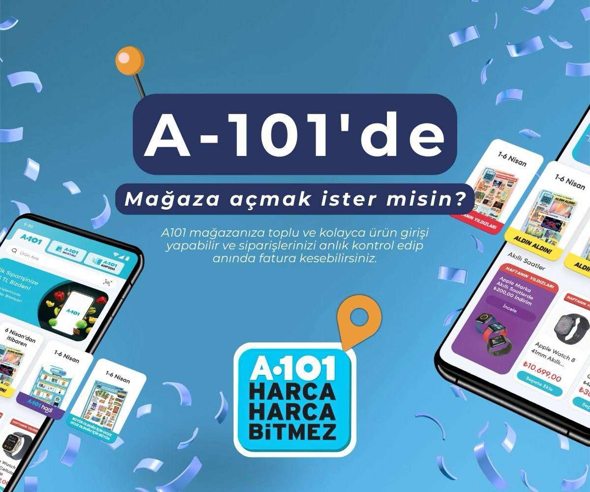 a101 de Mağaza açarak Hemen Satışa Başlayabilirsiniz!