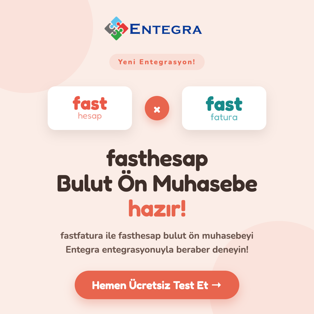 Fasthesap Entegrasyonu Hazır!