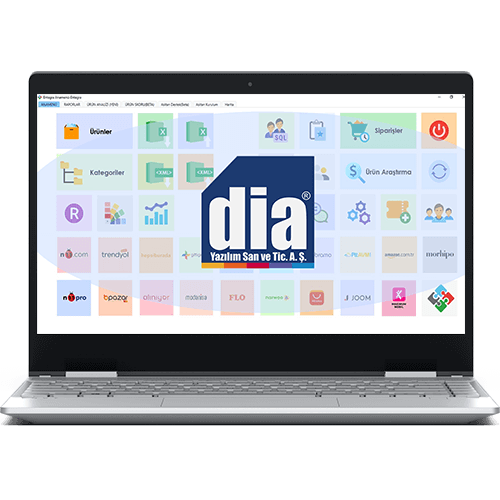 Dia Muhasebe Erp ürün ve Sipariş Entegrasyonu