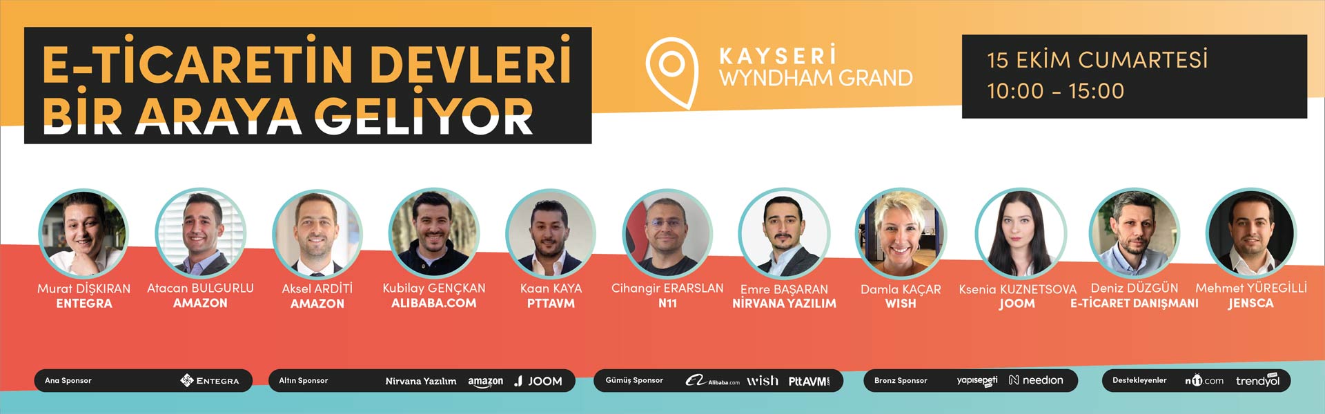 15 Ekim Cumartesi Büyük Kayseri TEKDEV E-ticaret ve E-ihracat Konferansı