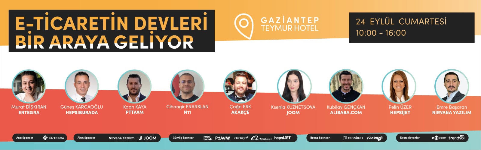 24 Eylül Cumartesi Büyük Gaziantep TEKDEV E-ticaret ve E-ihracat Konferansı