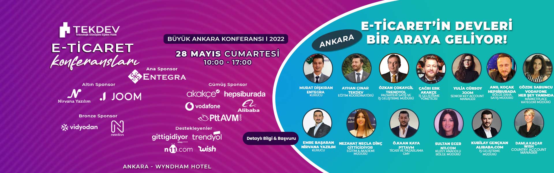 28 Mayıs Büyük Ankara TEKDEV E-ticaret ve E-ihracat Konferansı