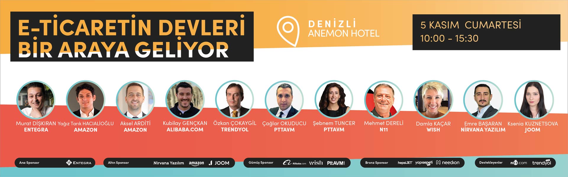 5 Kasım Cumartesi Büyük Denizli TEKDEV E-ticaret ve E-ihracat Konferansı