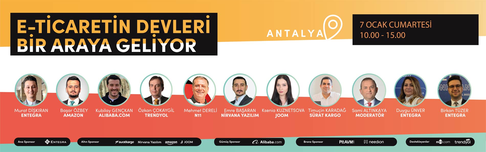 7 Ocak Cumartesi Büyük Antalya TEKDEV E-ticaret ve E-ihracat Konferansı