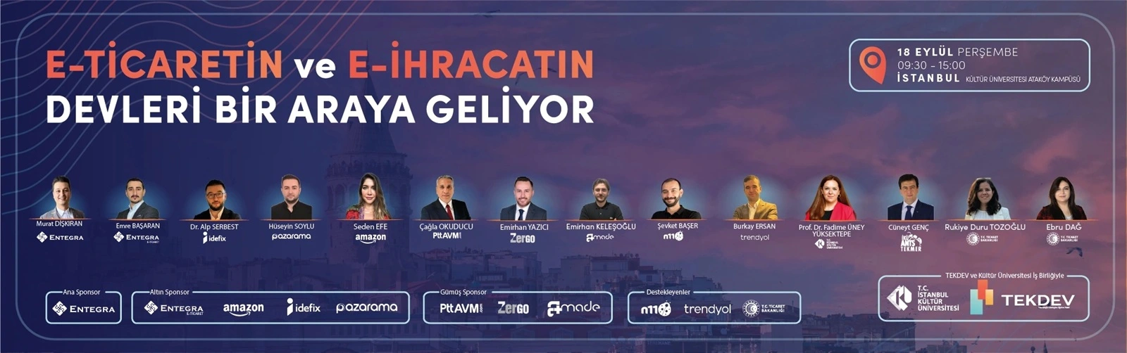18 Eylül Perşembe İstanbul Konferansı